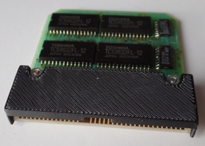 Z88 card showing fixing