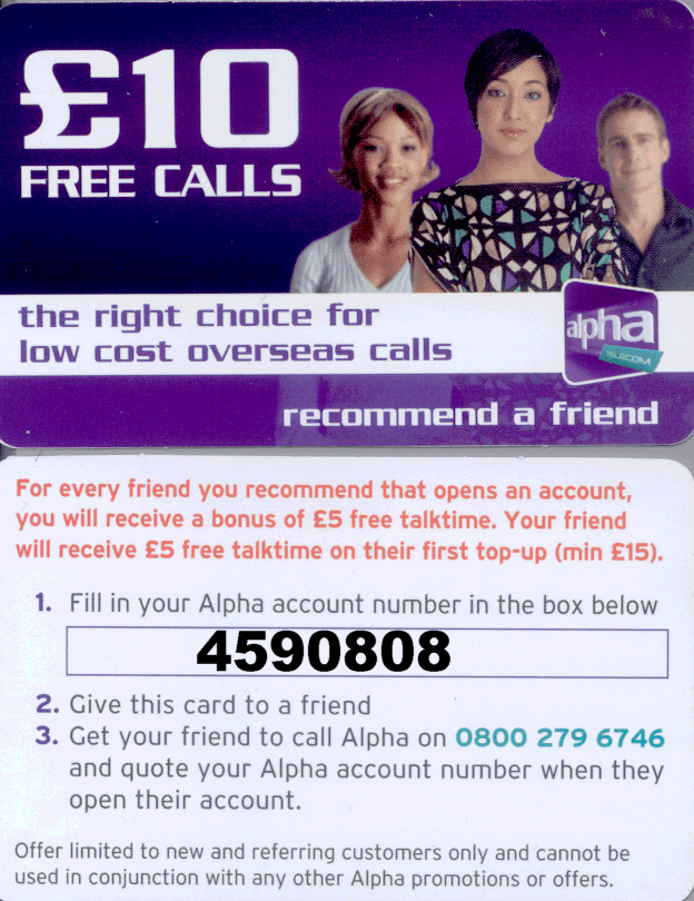 Click here to go to the Alpha web site