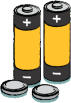 A complete set of BATTERIES