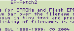 Part of EP-Fetch2 Help screen