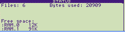 Status menu