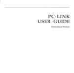 The PC_LINK USER GUIDE Cover